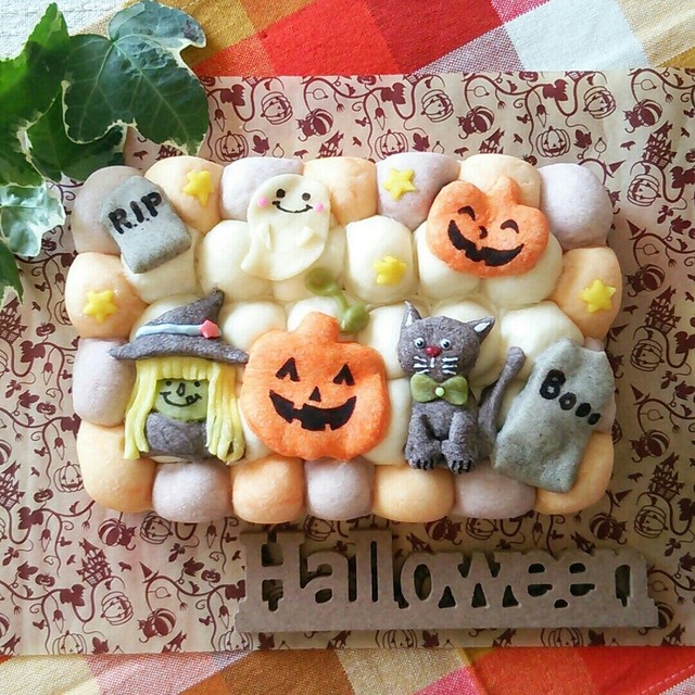 ちぎりパン&おばけロリースパン☆ハロウィン