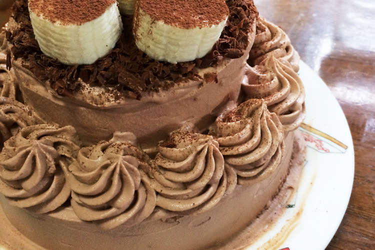 2段チョコレートケーキ レシピ 作り方 By Okamisweet クックパッド 簡単おいしいみんなのレシピが355万品