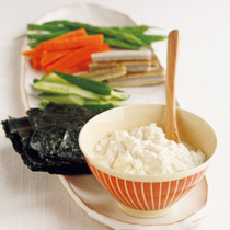手巻き豆腐サラダ