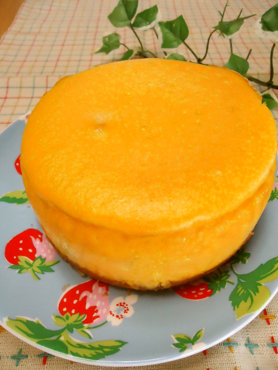 カボチャのチーズケーキの画像