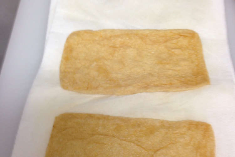 油揚げの油抜き レシピ 作り方 By コニー３ クックパッド 簡単おいしいみんなのレシピが349万品