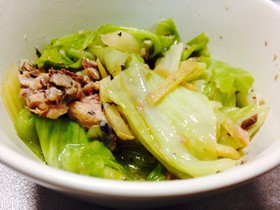 さば水煮缶とキャベツのかんたん煮