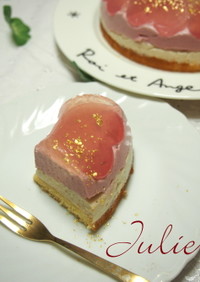 ガリカ薔薇ジャムのケーキ