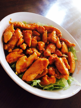 ダイエット戦士の味方!味噌ダレささ身丼!