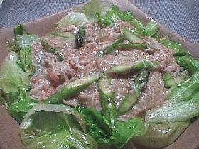 一玉ペロリ!レタスのサラダあんかけ