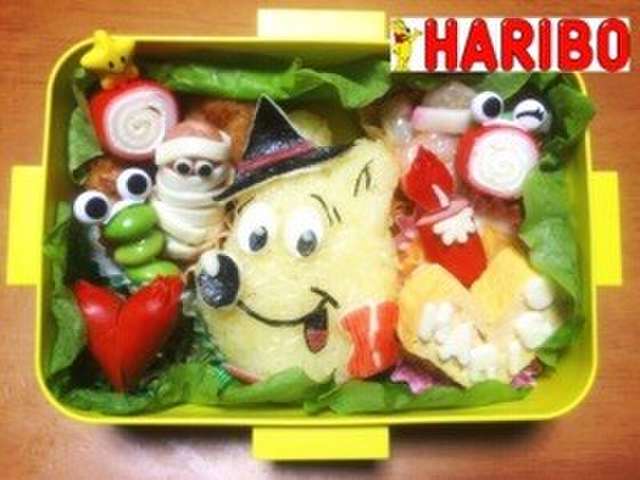 ハリボー ハロウィン キャラ弁 レシピ 作り方 By Hanakichi クックパッド