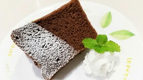 ふわふわ❤チョコシフォンケーキ