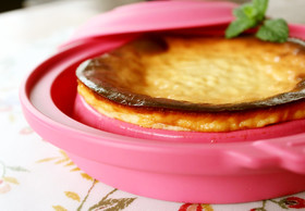 水切ヨーグルトでチーズ風ヘルシーケーキ