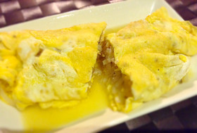 ダイエット中 満腹 もやしオムレツ