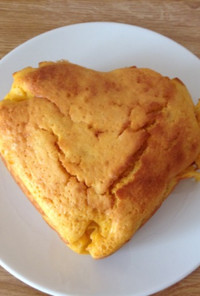 バターナッツ南瓜のハートパウンドケーキ