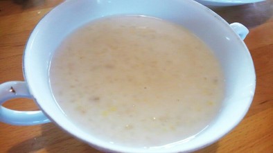 玄米と五穀のクリームスープの写真