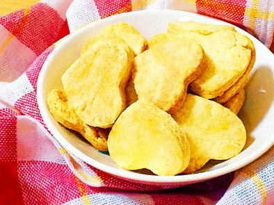 バターなしココナツオイルで型抜きクッキーの写真
