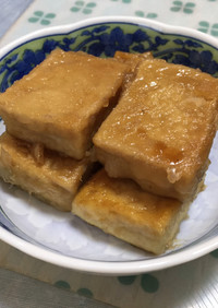 高野豆腐の生姜焼き
