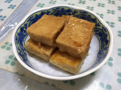 高野豆腐の生姜焼きの写真