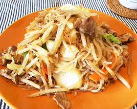 糖質制限!ダイエット白滝塩焼きそば