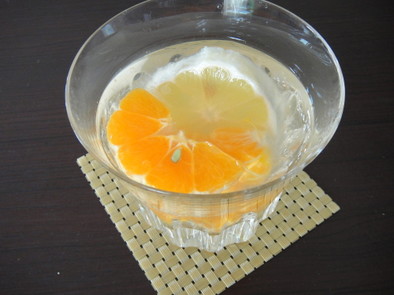 蜂蜜オレンジ＆レモンウォーターの写真