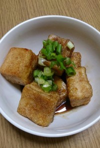カリカリ高野豆腐の甘辛煮(*^^*)