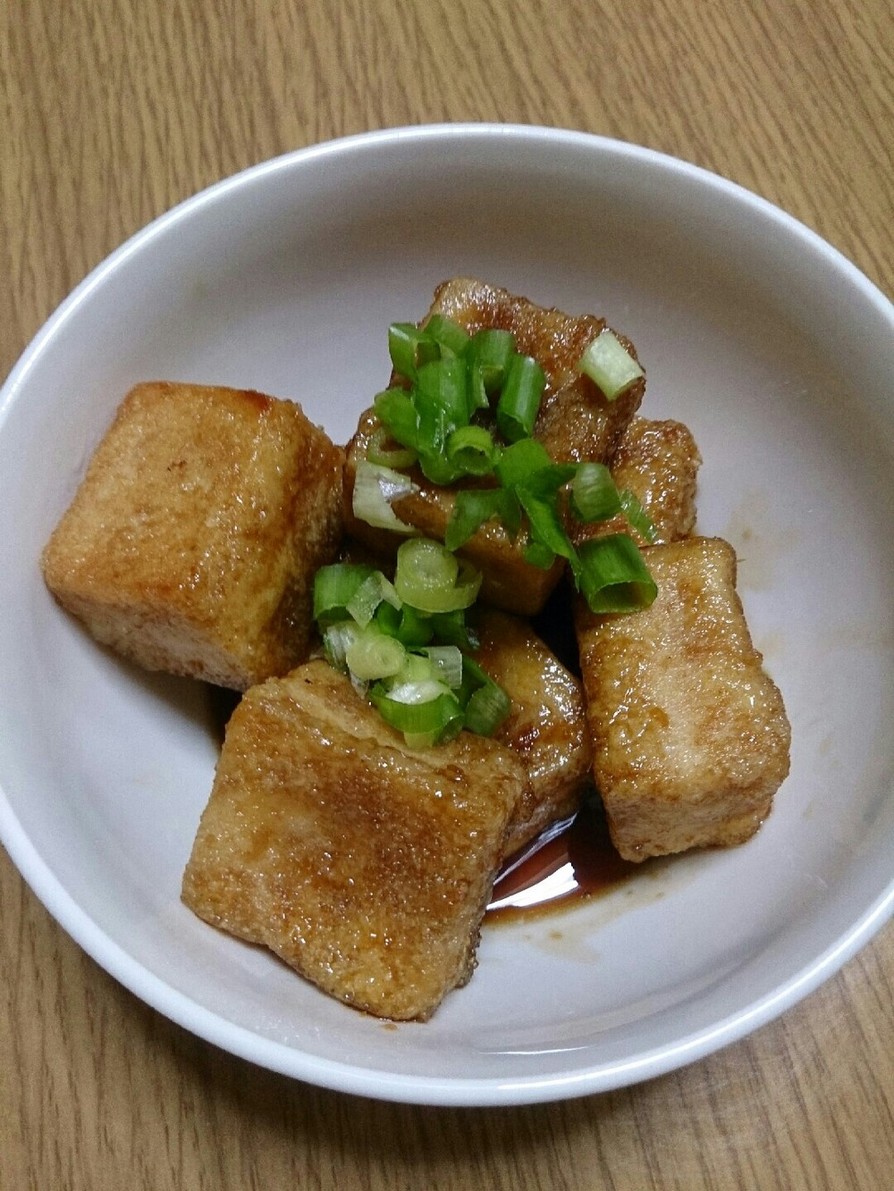 カリカリ高野豆腐の甘辛煮(*^^*)の画像