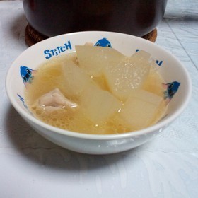 鍋だけで簡単ヘルシー冬瓜おかずスープ