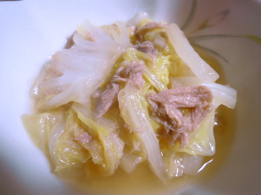 めんどくさがり屋の白菜シーチキン煮 by むうちゃんこうちゃん 【クックパッド】 簡単おいしいみんなのレシピが355万品