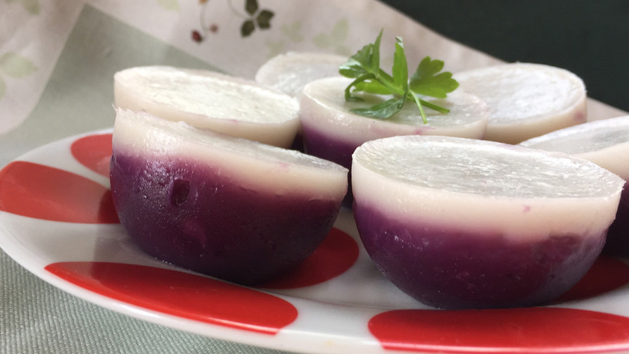 インドネシア♡もちもち紫芋のデザートの画像