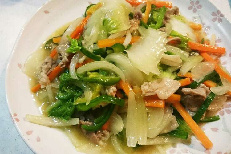 いつもの中華風野菜炒め レシピ 作り方 By しんにし クックパッド