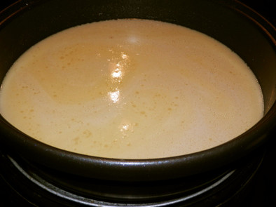 圧力鍋で濃厚鶏白湯の写真