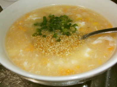 とろとろ卵とコーンの中華スープ☆の写真