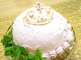 分量簡単で豪華♡2層のレアチーズケーキ