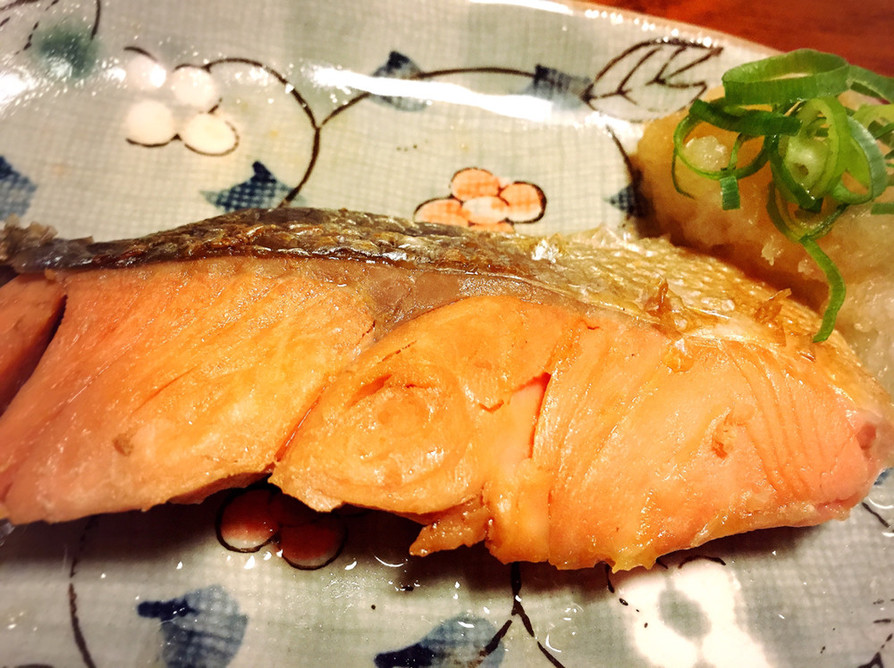 フライパンで手軽☆鮭のポン酢焼きの画像