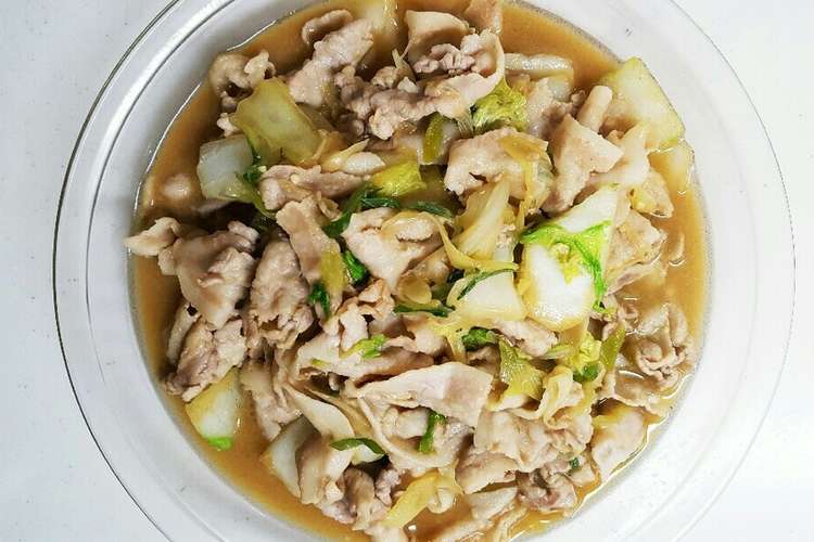 豚バラと白菜とネギの味噌炒め レシピ 作り方 By ちょちょちょっぱー クックパッド 簡単おいしいみんなのレシピが364万品