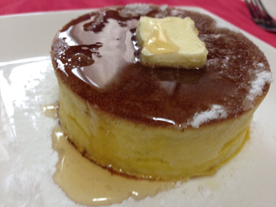 カフェ風♡絶品カボチャのパンケーキの画像