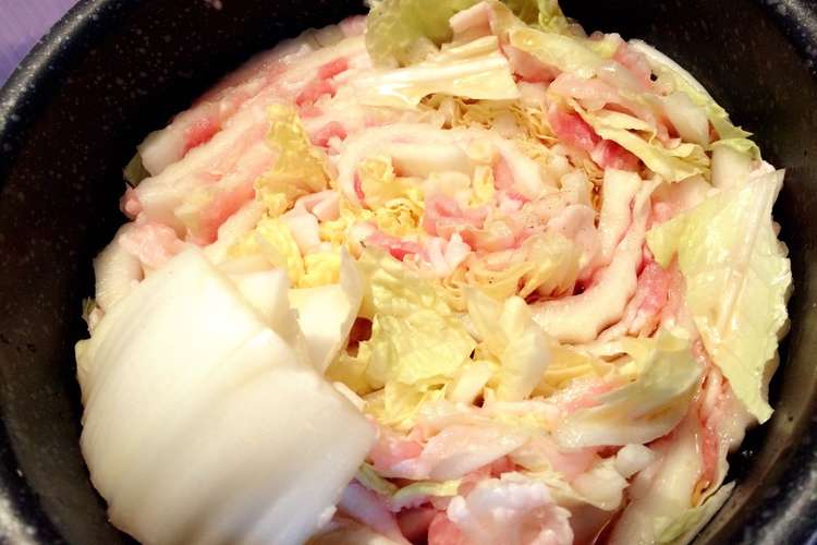 白菜と豚肉 の ミルフィーユ 鍋 レシピ 作り方 By りりぴ クックパッド 簡単おいしいみんなのレシピが364万品