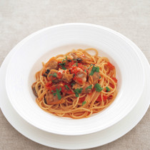 ボンゴレロッソのスパゲッティ