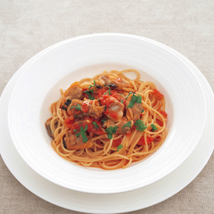 ボンゴレロッソのスパゲッティ