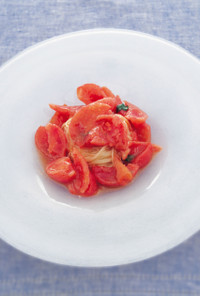 フルーツトマトの冷製カッペリーニ