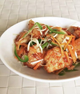 柔らか鶏胸肉の南蛮漬け。作り置きにも。