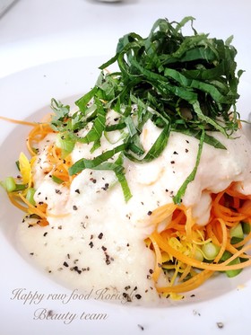 山芋ソースのローパスタ♡
