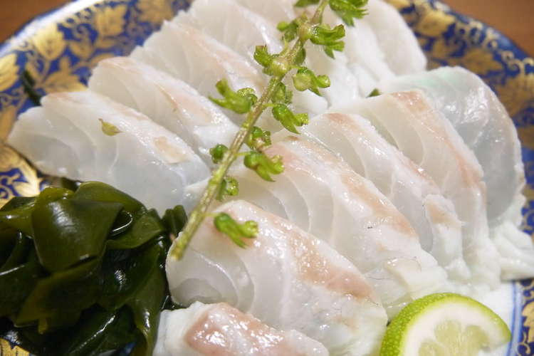 酸味が決め手 鯛のすだち締めお刺身 レシピ 作り方 By はまち クックパッド 簡単おいしいみんなのレシピが361万品
