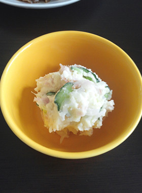 フワフワのポテトサラダの画像