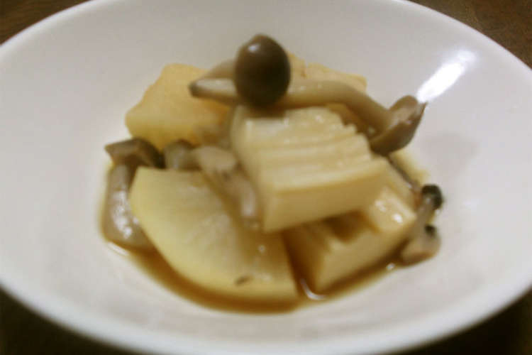生麩と薄切り大根の煮物 レシピ 作り方 By Kokemomo60 クックパッド 簡単おいしいみんなのレシピが354万品