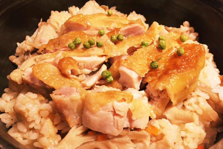 焼き目美味しい 鶏肉の炊き込みごはん レシピ 作り方 By Pukastar クックパッド 簡単おいしいみんなのレシピが352万品