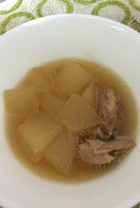 冬瓜と鶏肉の煮物