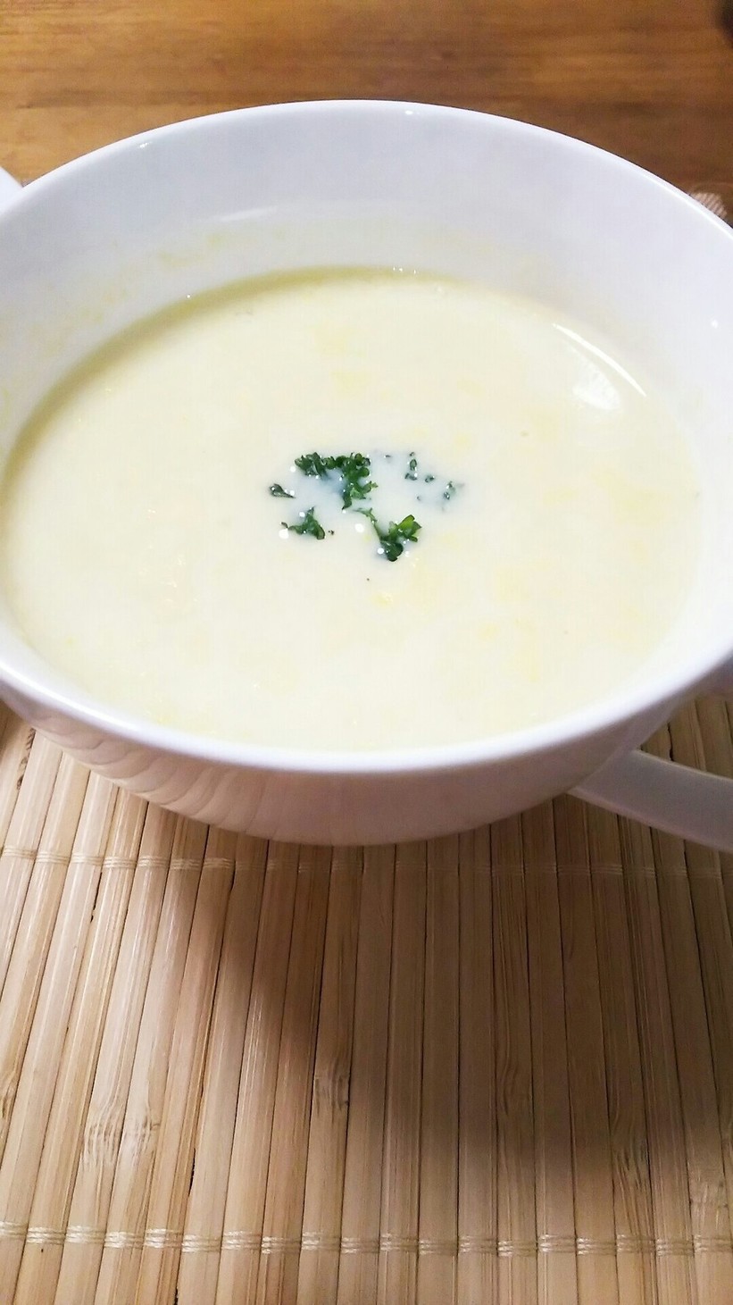 メープル味のコーンスープ☆の画像