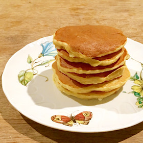 離乳食中期〜後期☆バナナパンケーキタワー