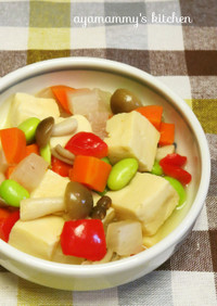 コロコロ彩り野菜と高野豆腐の煮物✿