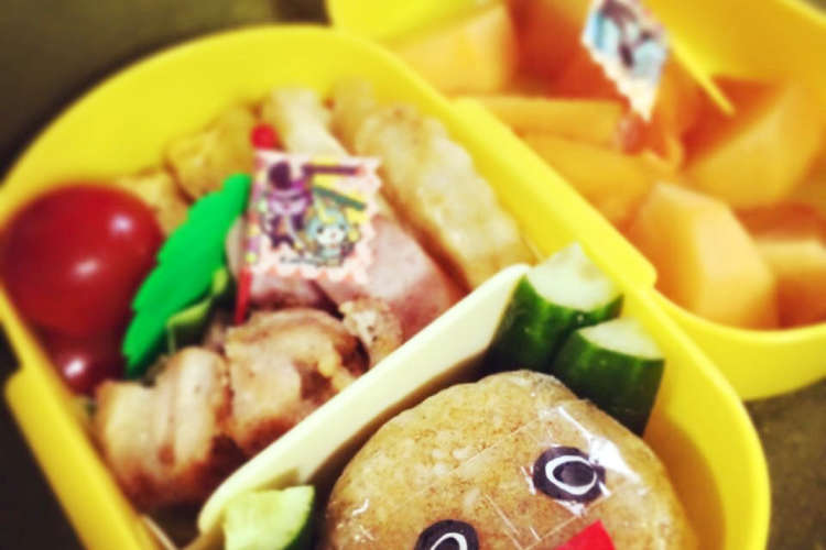 妖怪ウォッチ砂夫キャラ弁 簡単すぎる レシピ 作り方 By 工作弁当やさん クックパッド