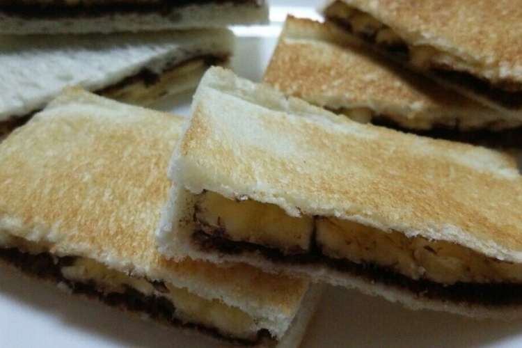 チョコバナナサンド ホットサンド レシピ 作り方 By 京ちゃんプー クックパッド 簡単おいしいみんなのレシピが376万品