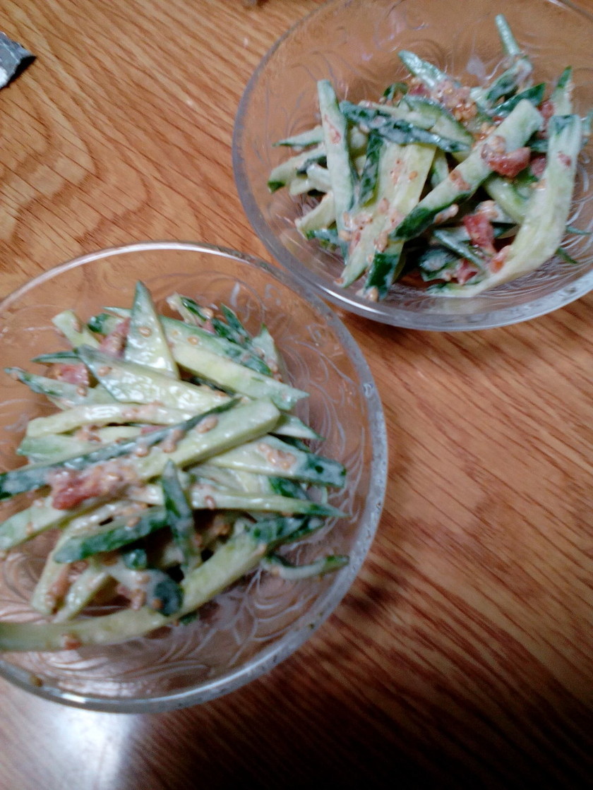 キュウリと梅干しの簡単サラダ By クックhmodz3 クックパッド 簡単おいしいみんなのレシピが355万品