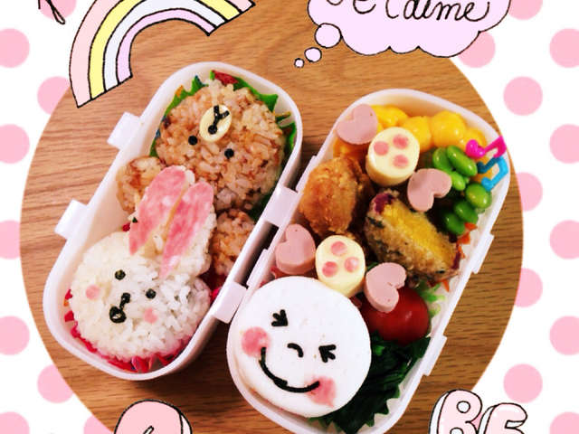 キャラ弁簡単おにぎりお弁当かわいいおかず レシピ 作り方 By きゃわ